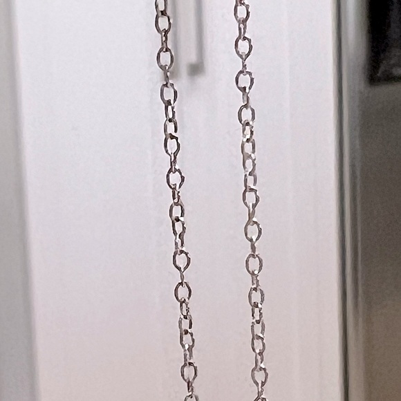 Niassa Ruby White Zircon Sterling Silver Halo Pendant Necklace - Picture 12 of 14